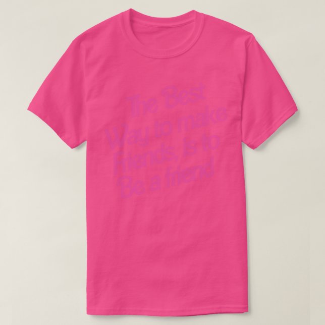 T-shirt Faire des amis (Design devant)
