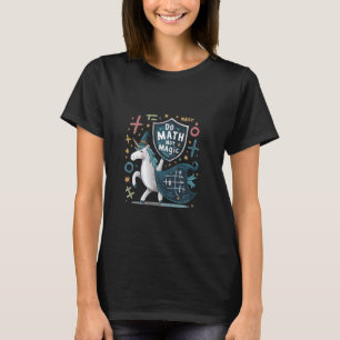 T-shirt Faire des maths pas Magic Licorne Sorcier Prof de