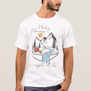 T-shirt Faire des souvenirs Camping