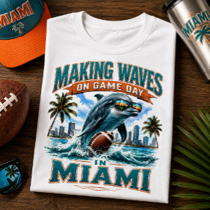T-shirt Faire des vagues le jour du match Fan de football
