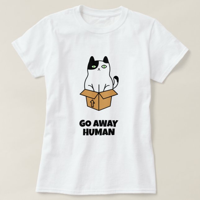 T-shirt Faire disparaître l'humain (Design devant)