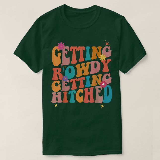 T-shirt Faire du bruit pour le mariage EVJF  (Design devant)