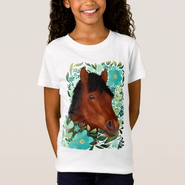 T-Shirt Faire du cheval autour (Devant)