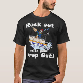 T-shirt faire du rock avec votre accessoire sunset lake bo