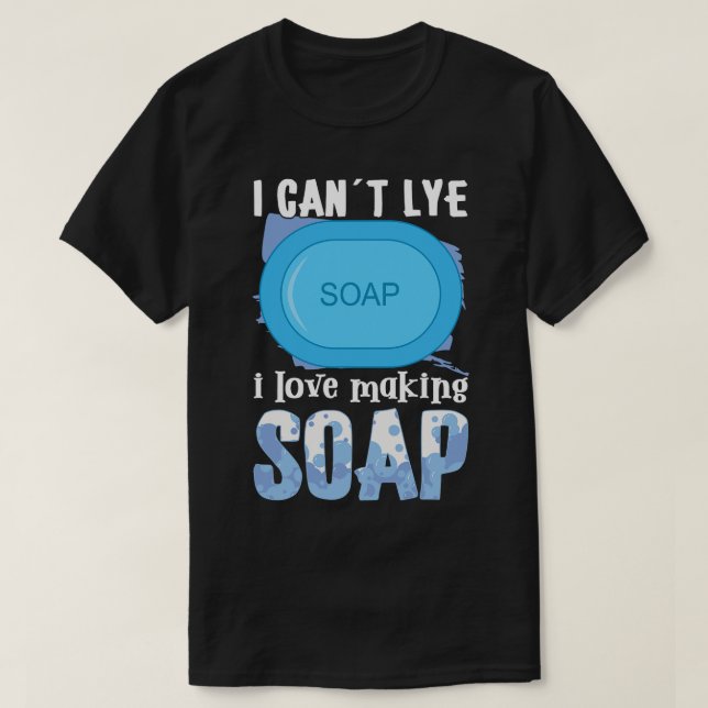 T-shirt Faire du savonMachine Bubbles Bubble Salle de bain (Design devant)