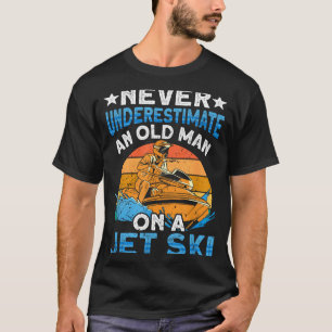 T-shirt faire du ski nautique sous-estimer un vieil homme