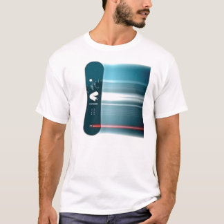 T-shirt faire du surf des neiges