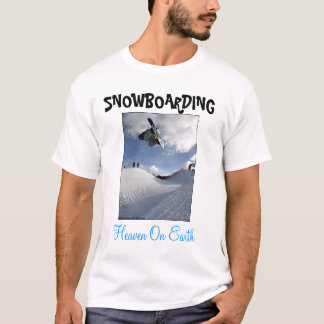T-shirt Faire du surf des neiges