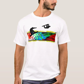 T-shirt faire du surf des neiges