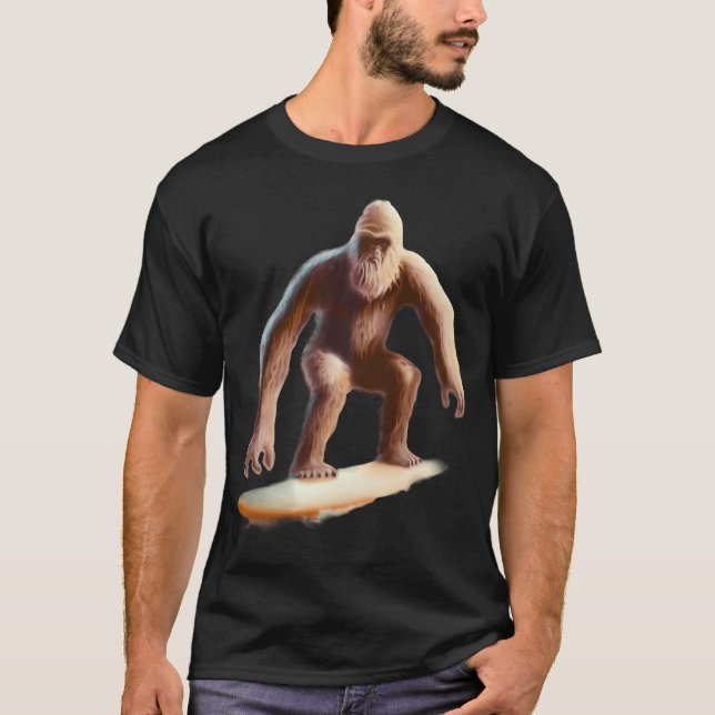 T-shirt faire du surf drôle (Devant)