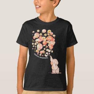 T-shirt Faire exploser des ballons orange Sensibilisation 