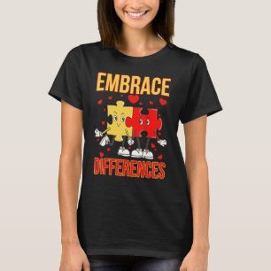 T-shirt Faire face aux différences Journée mondiale de l'a