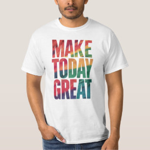 T-shirt faire grand aujourd'hui