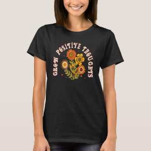 T-shirt Faire grandir des pensées positives Style bohème f
