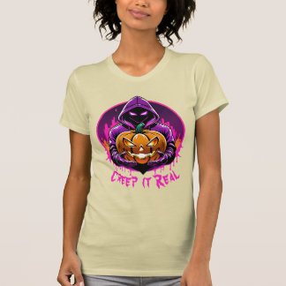 T-shirt Faire grimper le frisson, illustration d'Halloween
