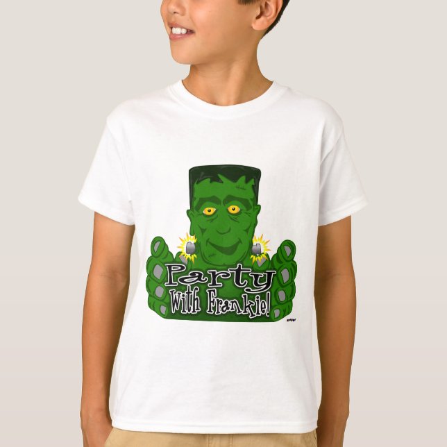 T-shirt Faire la fête avec Frankie ! (Devant)