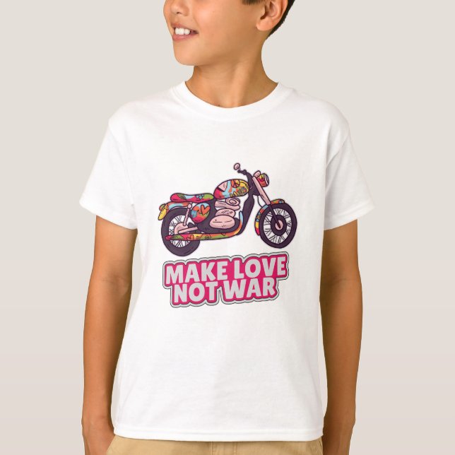 T-shirt Faire l'amour pas la guerre (Devant)