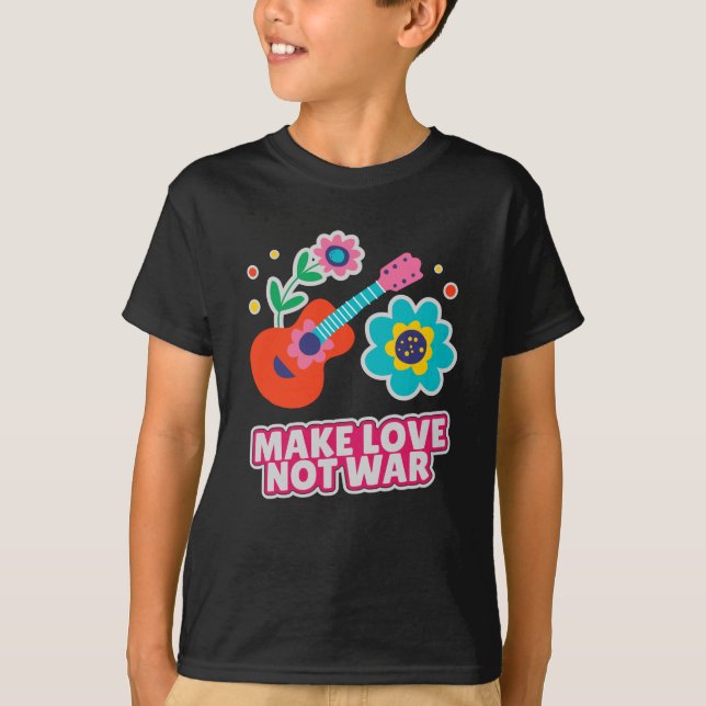 T-shirt Faire l'amour pas la guerre (Devant)