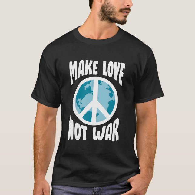 T-shirt Faire l'amour pas la guerre (Devant)