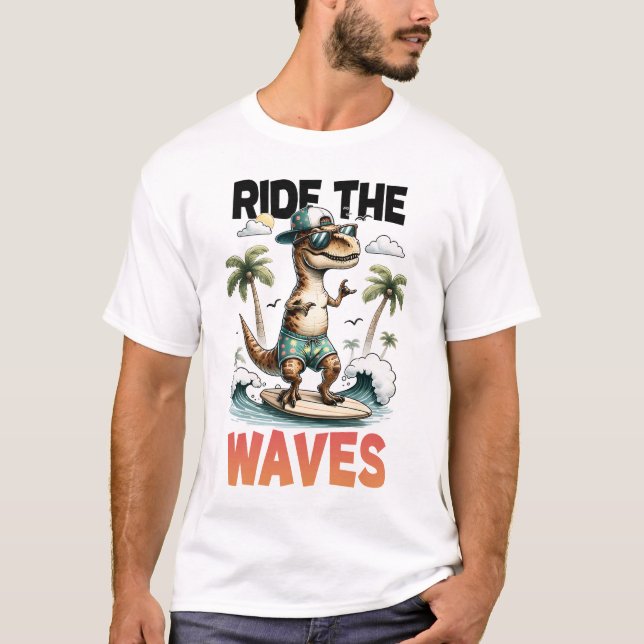 T-shirt Faire le tour des vagues (Devant)