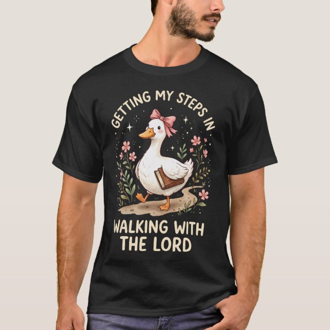 T-shirt Faire Mes Pas En Marchant Avec Le (Devant)