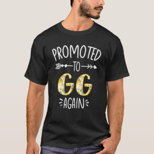 T-shirt Faire-part de grossesse Bientôt être de nouveau Gg