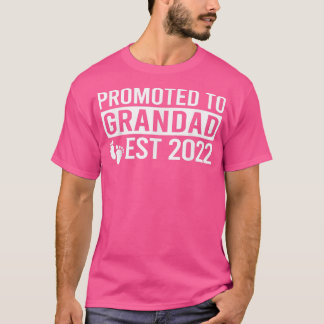 T-shirt Faire-part De Grossesse De Grand-Père Hommes Promu