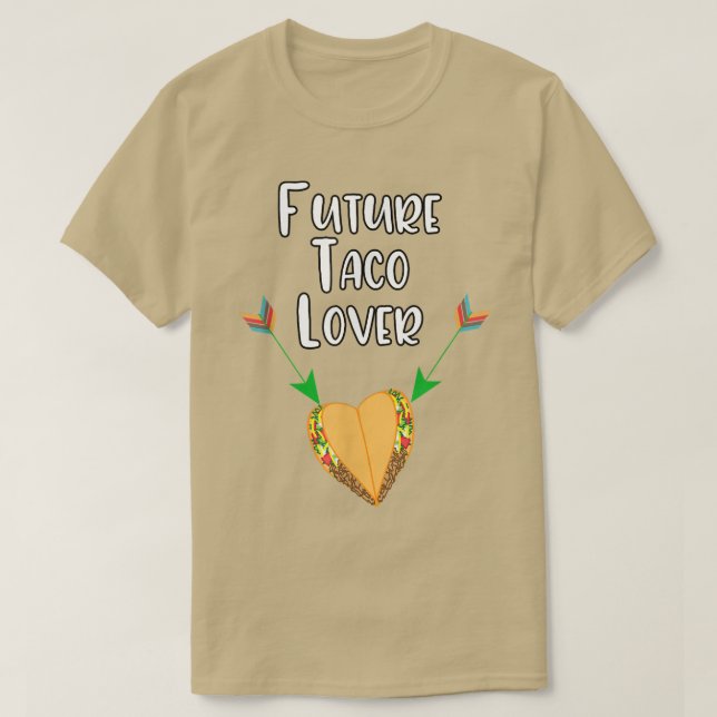 T-shirt Faire-part de grossesse Fantastique Taco P (Design devant)
