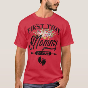 T-shirt Faire-part de grossesse première fois maman Est