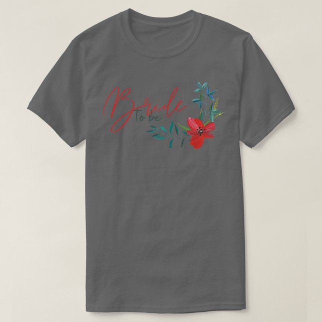 T-shirt Faire-Part de Mariage Féminin Future Mariée (Design devant)