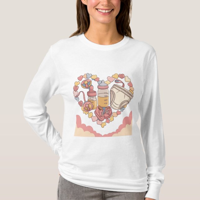 T-shirt Faire-part de naissance (Devant)