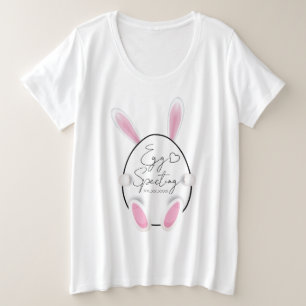 T-shirt Faire-part de Pâques pour bébé qui pique l
