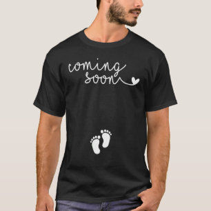 T-shirt Faire-part Pour Maman Enceinte De Venir Bientôt