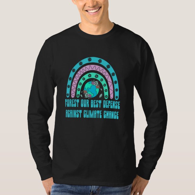T-shirt Faire partie de la solution et non de la pollution (Devant)