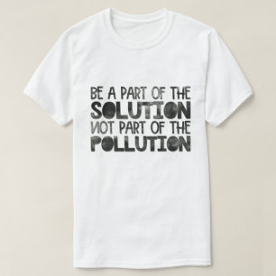 T-shirt Faire partie de la solution qui ne fait pas partie