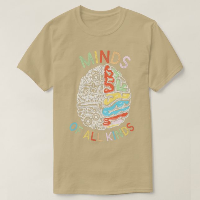 T-shirt Faire place à la neurodiversité Autisme (Design devant)