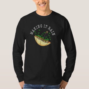 T-shirt Faire Pleurer L'Argent Empiler L'Argent Sac Dollar