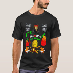 T-shirt Faire Pousser Un Gamer De Jardin Fruit Paume Singe