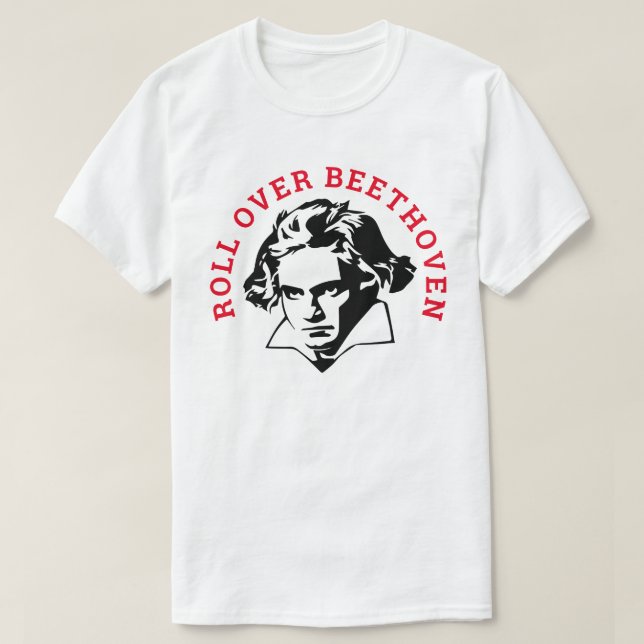 T-shirt Faire rouler sur Beethoven (Design devant)