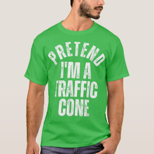T-shirt Faire semblant d'être un cone de la circulation Vi
