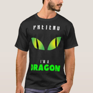 T-shirt Faire semblant d'être un dragon Halloween Costume 