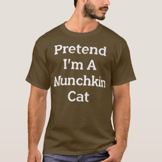 T-shirt Faire semblant d'être un manchkine Costume de chat
