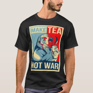 T-shirt Faire Thé pas Tea-over Japonais Bouddha Herbal Pai