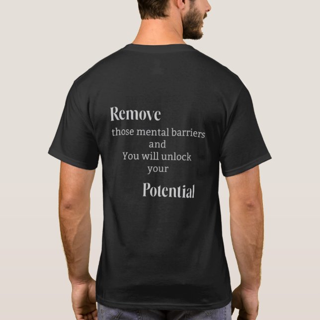 T-shirt Faire Tomber Ces Barrières Mentales (Dos)