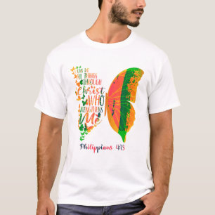T-shirt Faire Toutes Les Choses Par Le Christ