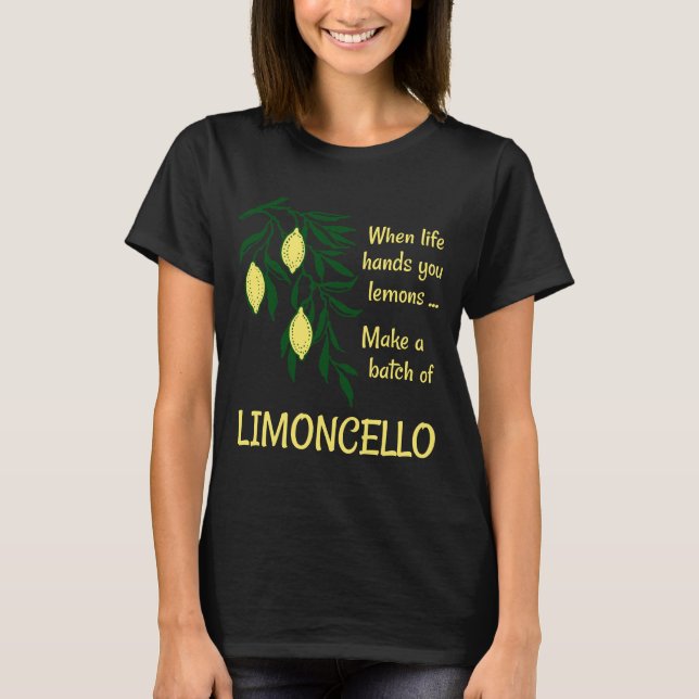 T-shirt Faire un lot de liqueur Limoncello Lemon (Devant)