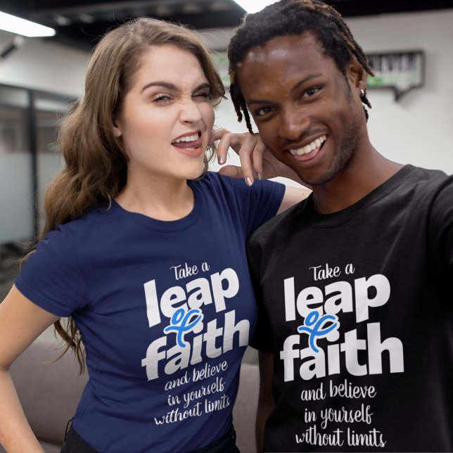 T-shirt Faire un saut de foi & croire... (Créateur téléchargé)