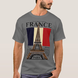 T-shirt faire un voyage en France