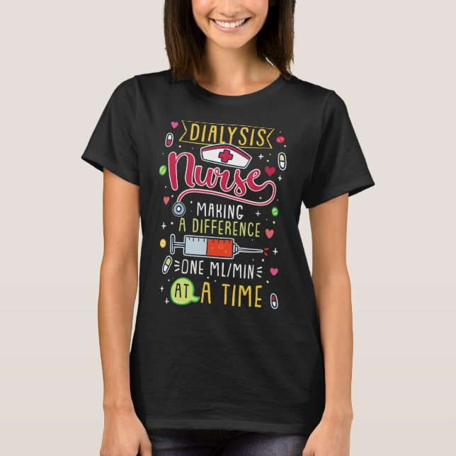 T-shirt Faire Une Différence Une ml_min À Une Heure Toujou (Devant)