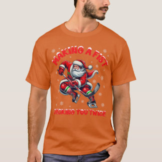 T-shirt Faire une vérification de poing Youwice Ice Hockey